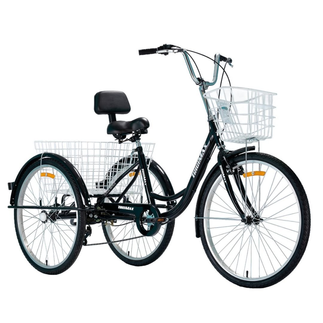 triciclo para adultos aro 24 negro triciclo para adultos aro 24